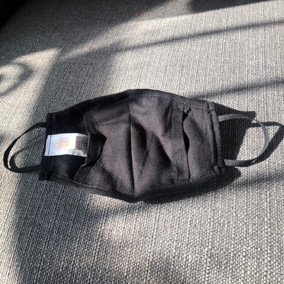 New Black Cotton Face Mask S/M ✨with 2 filters✨ - Picture 6 of 15